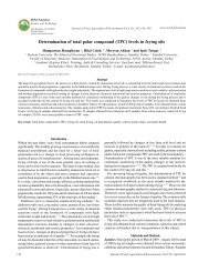 Determination of total polar compound - World-food.net