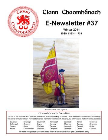 newsletter 37 (pdf) - Kavanagh Family