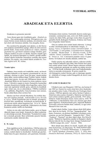 ABADEAK ETA ELERTIA - Aita Santi Onaindia