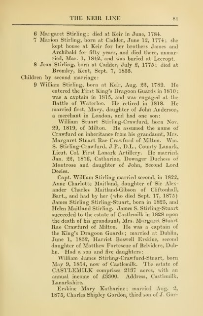 The Sterling genealogy