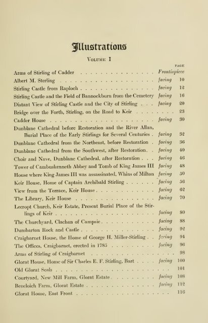 The Sterling genealogy