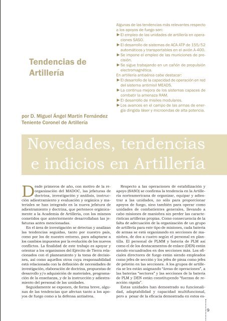 Técnica e Investigación - Portal de Cultura de Defensa - Ministerio ...