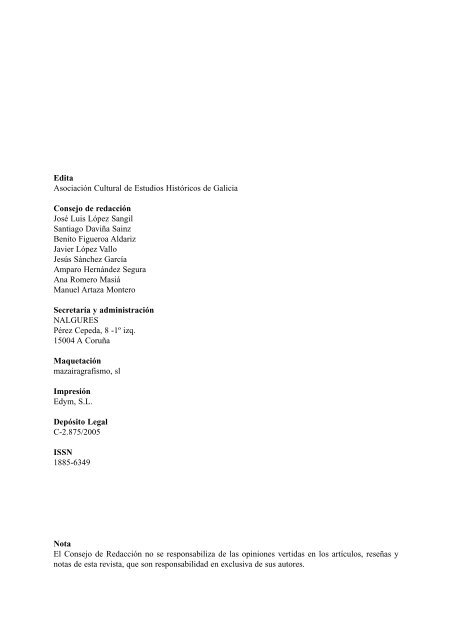 nalgures para pdf - Asociación Cultural de Estudios Históricos de ...