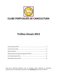Regulamentos dos Troféus Anuais CPC 2013 - Clube Português de ...