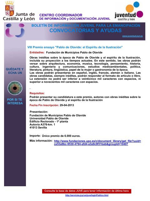 CONVOCATORIAS Y AYUDAS - Consulta de Obligaciones ...