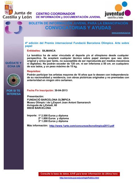 CONVOCATORIAS Y AYUDAS - Consulta de Obligaciones ...