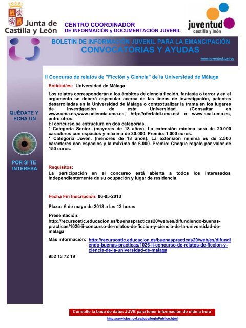 CONVOCATORIAS Y AYUDAS - Consulta de Obligaciones ...