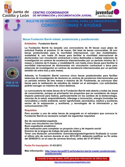 CONVOCATORIAS Y AYUDAS - Consulta de Obligaciones ...