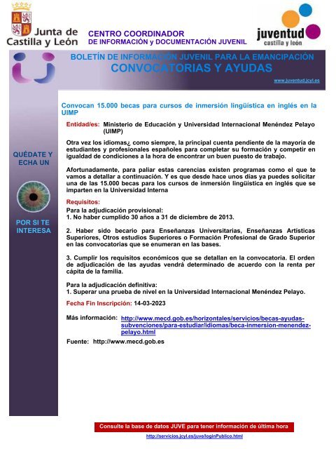 CONVOCATORIAS Y AYUDAS - Consulta de Obligaciones ...