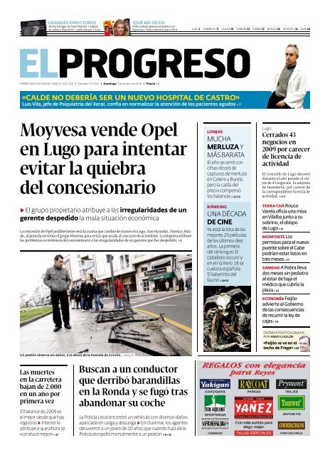 Moyvesa vende Opel en Lugo para intentar evitar la quiebra del ...