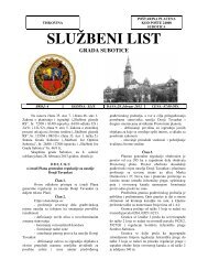 Službeni list 2013 br. 4 - Subotica