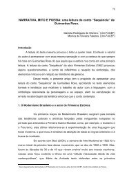 uma leitura do conto “Sequência” de Guimarães Rosa. - Uni-FACEF