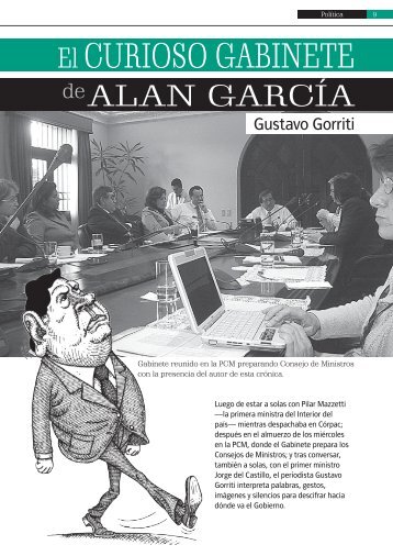 El curioso gabinete de Alan García