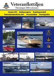 Årsberättelsen här - Veteranflottiljen