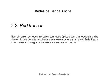 2.2. Red troncal