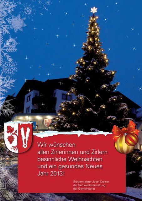 Weihnachtsausgabe SchaufenZter.indd - Zirl