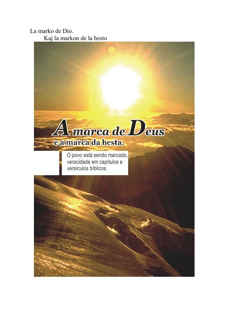 La - Livro A marca de Deus ea marca da Besta