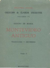 Montevideo Antiguo - Libros III y IV (Tomo II reedición 1957)