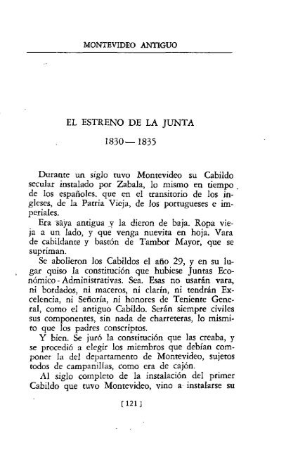 Montevideo Antiguo - Libros III y IV (Tomo II reedición 1957)