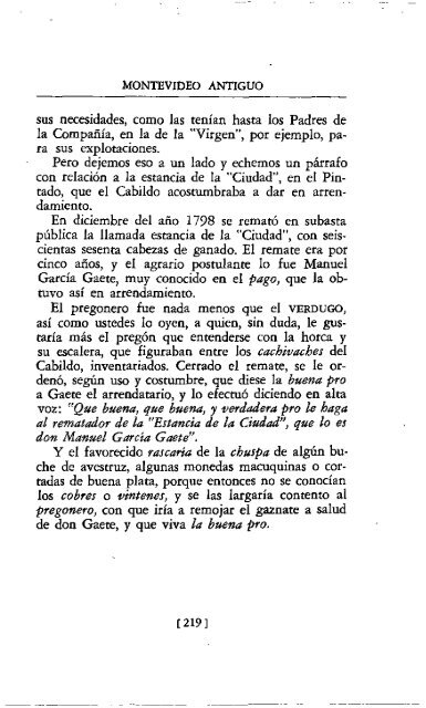 Montevideo Antiguo - Libros III y IV (Tomo II reedición 1957)