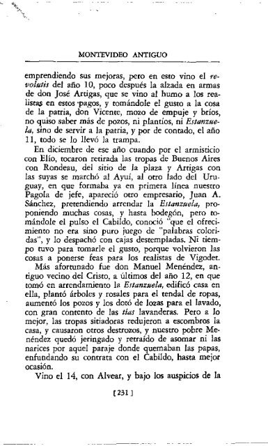 Montevideo Antiguo - Libros III y IV (Tomo II reedición 1957)