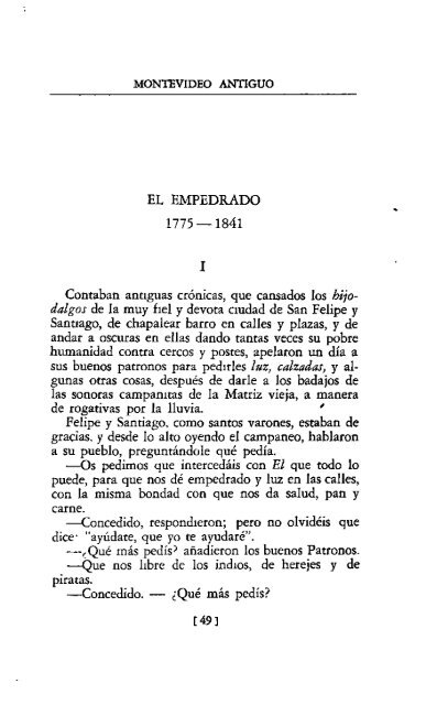 Montevideo Antiguo - Libros III y IV (Tomo II reedición 1957)