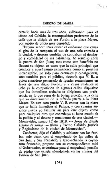 Montevideo Antiguo - Libros III y IV (Tomo II reedición 1957)
