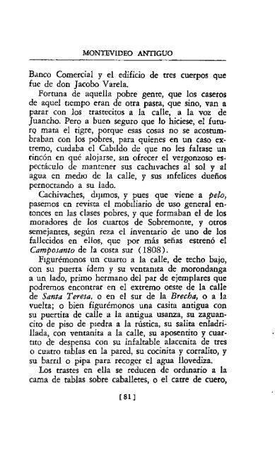 Montevideo Antiguo - Libros III y IV (Tomo II reedición 1957)