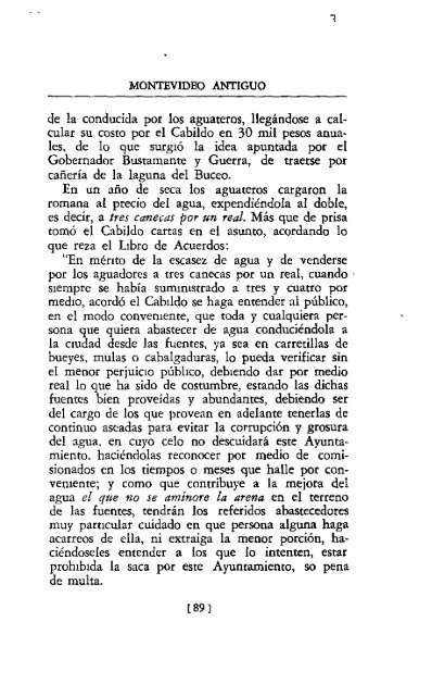 Montevideo Antiguo - Libros III y IV (Tomo II reedición 1957)