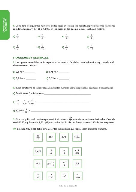 Expresiones Decimales 6