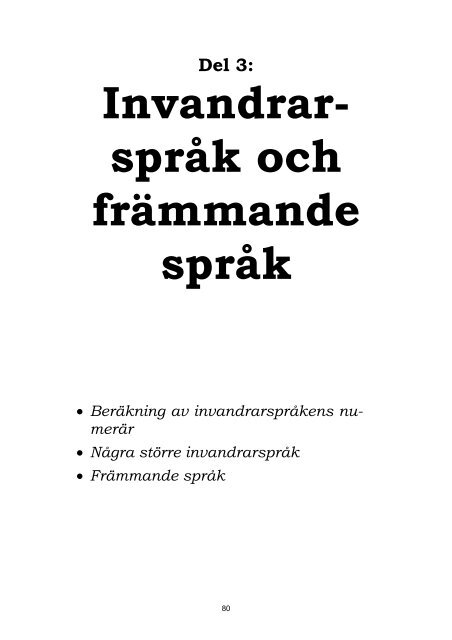 Sveriges språk - vem talar vad och var?