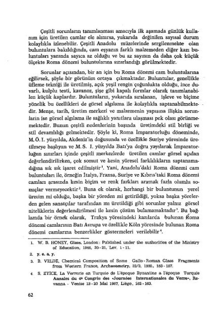 1. Arkeometri Sonuçları Toplantısı [1985] - Kültür ve Turizm Bakanlığı