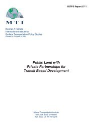 Public Land with Private Partnerships for Transit Based Development