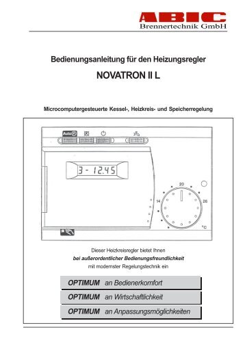 Regler Novatron II L - ABIC Brennertechnik GmbH