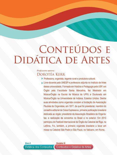 Conteúdos e Didática de Artes - Acervo Digital da Unesp