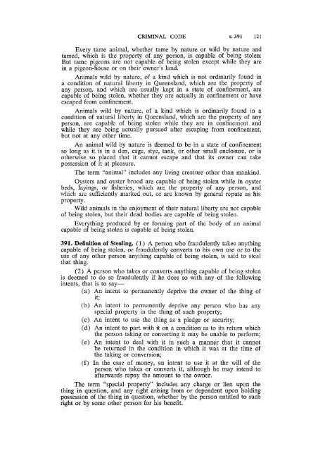 The Criminal Code Act 1899 - Ozcase Queensland Historical Legal ...