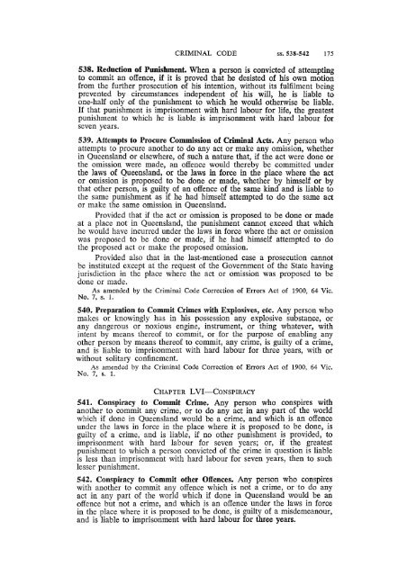 The Criminal Code Act 1899 - Ozcase Queensland Historical Legal ...