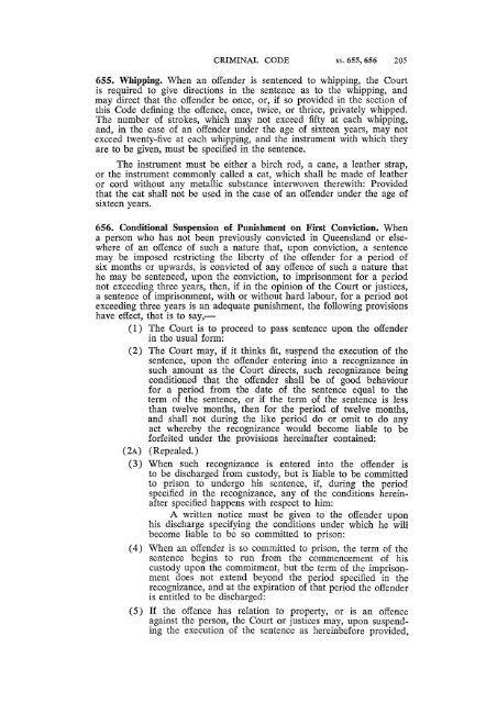 The Criminal Code Act 1899 - Ozcase Queensland Historical Legal ...