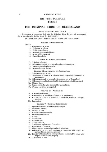 The Criminal Code Act 1899 - Ozcase Queensland Historical Legal ...
