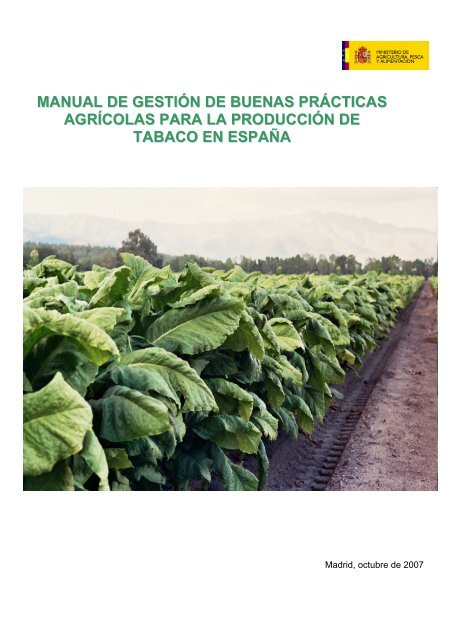 manual de gestión de buenas prácticas agrícolas para la ...