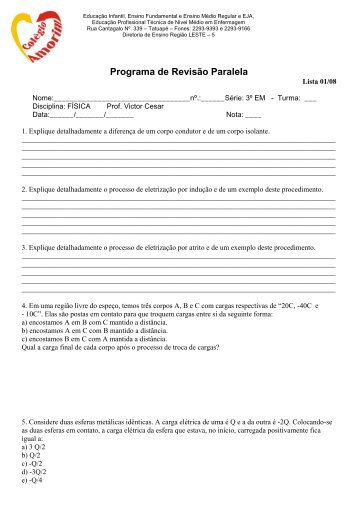 Revisao fisica nuclear