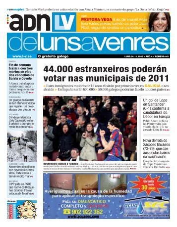 44.000 estranxeiros poderán votar nas municipais de 2011 - Galiciaé