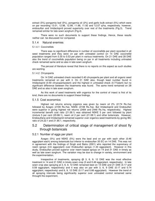 NON-CHEMICAL APPROACHES FOR THE MANAGEMENT OF ...