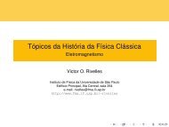 Tópicos da História da Física Clássica - Eletromagnetismo - USP