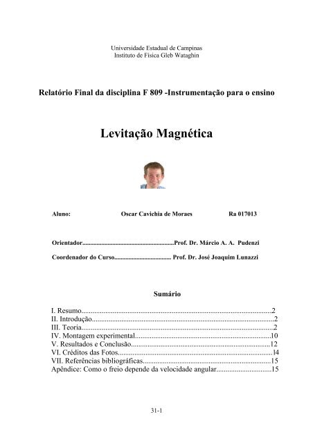 Levitação Magnética