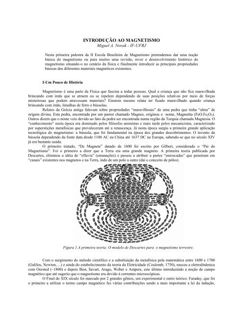 INTRODUÇÃO AO MAGNETISMO - CBPF