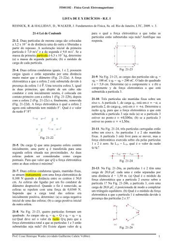 Lista de exercicios_R.E. I (2013).pdf - Instituto de Física - UFRGS