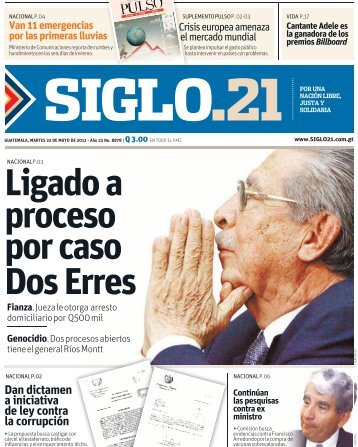 Dan dictamen a iniciativa de ley contra la corrupción - Siglo 21