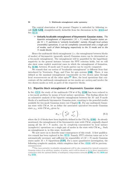 ENTANGLEMENT OF GAUSSIAN STATES Gerardo Adesso