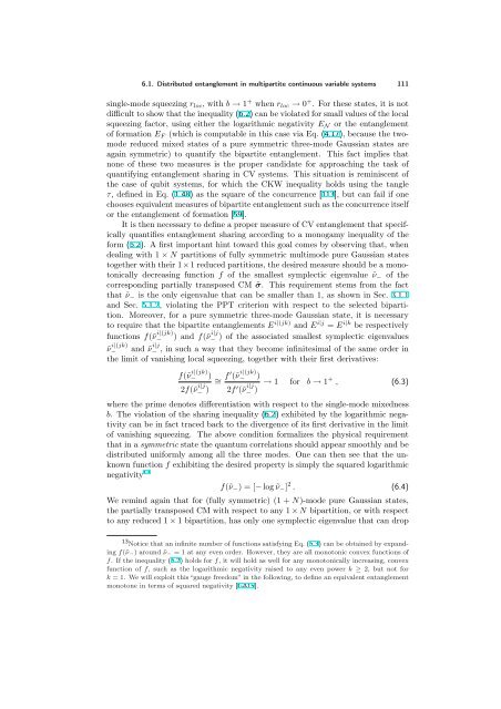 ENTANGLEMENT OF GAUSSIAN STATES Gerardo Adesso
